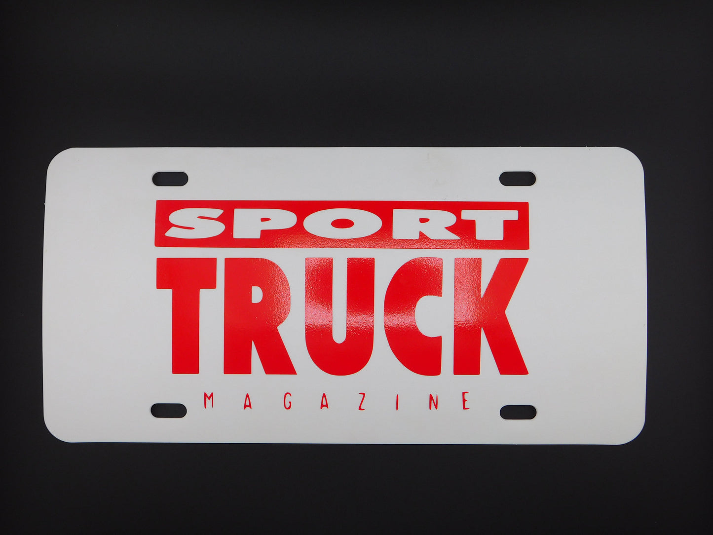 Sport Truck Magazine License Plate