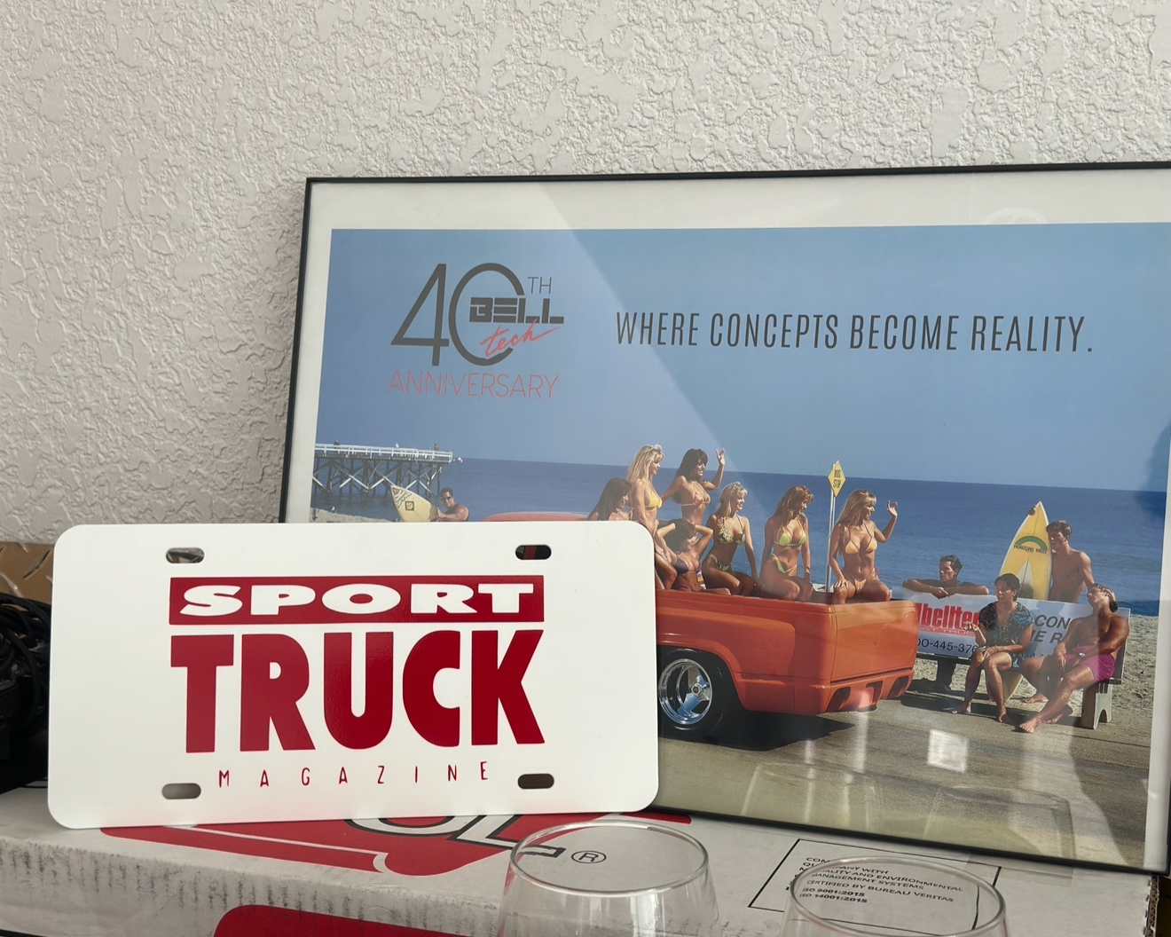 Sport Truck Magazine License Plate