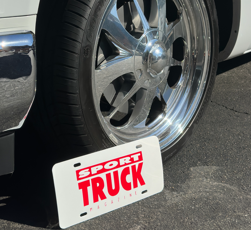 Sport Truck Magazine License Plate