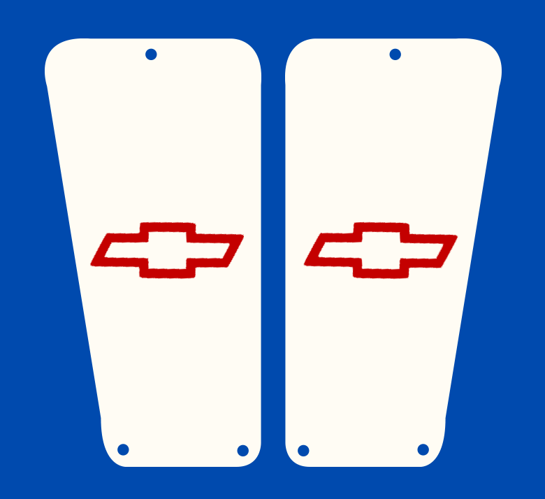 88-98 GM OBS Door Vent Chevy Bowtie