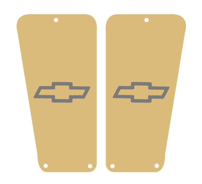 88-98 GM OBS Door Vent Chevy Bowtie